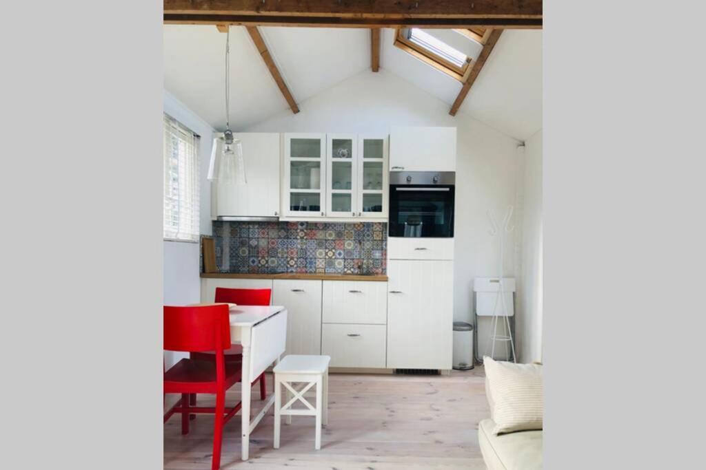 Tiny House In Tuin Van De Statige Villa Mariahof Дордрехт Екстер'єр фото